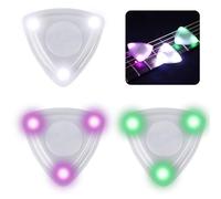Vegena 3 púas luminosas para guitarra (3 colores)