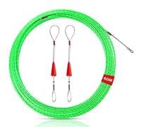Vegena 40 m Guia Pasacables, Guía Pasacables Profesional, Guia Cables con 2 Muelle de Guía Diámetro 4mm para la Colocación de Cables