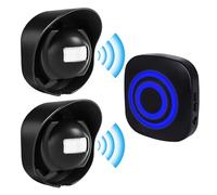 Vegena Alarma De Seguridad, Timbre De Alarma, Alerta De Entrada Inalámbrica, Kit De Timbre Inalámbrico Al Aire Libre Impermeable Avisador De Puerta 2 Sensor & 1 Receptor 38 Melodías