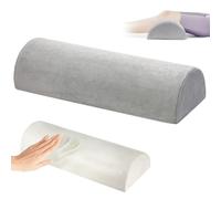 Vegena Almohada de espuma viscoelástica de media luna, almohada de elevación de piernas, cojín ortopédico, almohadas de posicionador de piernas para dormir de lado y de espalda, cuello, piernas