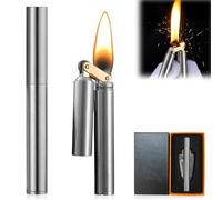 Vegena Antorcha vintage de petróleo resistente al viento, plegable y portátil, con caja de regalo