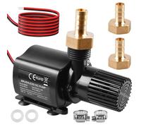 Vegena Bomba Sumergible: Bomba de Agua Mini DC24V de Accionamiento Directo, Caudal de 800 L/H, Para Acuarios, Estanques y Fuentes (Negro)