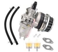 Vegena Carburador con Filtros de Aire Junta Reemplazo,Filtros de Aire Cable Choke Para Vehículos Todoterreno De 47 cc y 49 cc,Motores Horizontales, Motocicletas, Karts, Scooters ATV