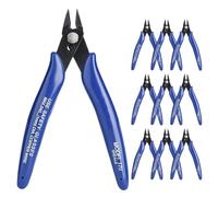 Vegena Cortador de Cables: 10 Piezas Mini Cortadores de Durable, Cortadores de Precisión, para Modelismo y Fabricación de Joyas (Azul)