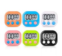 Vegena Cronómetro magnético de cocina, temporizador de cocina, temporizador digital, temporizador de cuenta regresiva, cronómetro de cocina con pantalla LCD, temporizador digital de cocina,