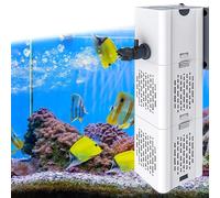 Vegena Filtro Acuario,Filtro para Acuario,Filtro Interior para Acuario,Filtro de Acuario Interno,Filtro de Acuario Interno Pequeño para Pecera,Oficina,Sala de Estar(6W 500L/H)