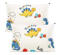 Vegena Funda de almohada para niños, 2 piezas de funda de almohada de algodón, 40 x 60 cm, funda de almohada para niños y niñas, ropa de cama, fundas de almohada de bebé con cierre de