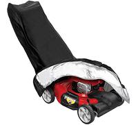 Vegena Funda para Cortacésped Cubierta de Cortacésped con Cordón Oxford 210D Universal Impermeable Anti-UV para Exteriores, Negro 190 x 65 x 100 cm