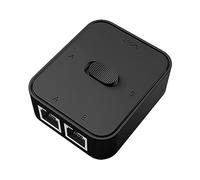 Vegena Gigabit Network Splitter, RJ45 LAN Switch 2 Puertos, Plug & Play Gigabit Inyector, Netzwerk Switch PoE, Switch Ethernet, Switch Ethernet 1000 mbps, Key-Press Hub Ethernet