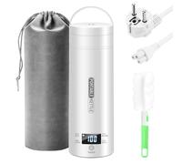 Vegena Hervidor De Agua De Viaje, Hervidor De Agua Eléctrico, Hervidor Agua Electrico Pequeño Hervidor De Viaje 4-Temperaturas Mini Taza De Agua Eléctrica De Acero Inoxidable Para Hacer Café Leche Té
