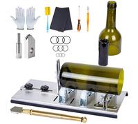 Vegena Juego de cortador de botellas de cristal, cortador de vidrio para botellas, cortador de botellas de vino, kit de cortador de botellas, cortador de vidrio DIY para cortar botellas, vino,