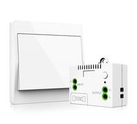 Vegena Juego de luces con interruptor de radio,interruptor de luz cinético,433,92 mhz RF,interruptor inalámbrico y controlador receptor de relé,240 V,con fusible,sin cableado,resistente al agua,para