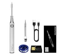 Vegena Kit Del Soldador, Soldador De Estaño Kit De Soldador Soldadores De Estaño Soldador Estaño Batería De Soldador Con Puntas De Soldador, Alambre De Soldadura, Soporte Para Soldador, Cable De Carga