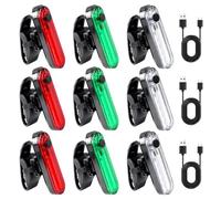 Vegena Luces De Navegación, Luces LED para Barco, Paquete De 9 Luces De Navegación Para Barco, USB Luces De Barcos Marinos para Barcos Cubierta Kayak Yate Pontón Marino(Rojo, Verde, Blanco)