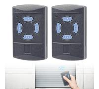 Vegena Mando a distancia para puerta de garaje, 2 unidades, 868,3 MHz, abridor de puerta de garaje, mando a distancia compatible con 868,3 MHz Hörmann HSM4 HSE2 HS1 HS4 HSZ1 HSZ2