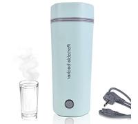 Vegena Mini Hervidor Agua Electrico, 450ml Pequeño Hervidor De Agua Portátil 5 Minutos Hervidor Eléctrico Portátil Mini Hervidor De Viaje Apagado Automático, Para Hacer Leche, Café Y Té (Verde)