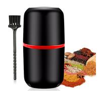 Vegena Molinillo de café Eléctrico, Molinillo Eléctrico de Pastillas, Molinillo Café Eléctrico, Triturador eléctrico para pastillas para Granos de café, Especias, Granos a Polvo (Negro)