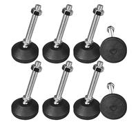 Patas para Muebles M10 x 100MM, Metal Patas Regulables, Patas Regulables para Muebles, Mueble con Inclinación Máxima 20 °, para Patas de Mesa, Patas de Silla, Patas de Muebles (40MM, 8, Piezas)