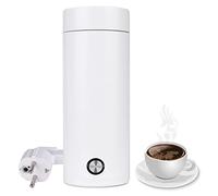 Vegena Pequeño hervidor de agua portátil - 400 ml Hervidor eléctrico de viaje, mini hervidor eléctrico con apagado automático, 5 minutos de cocción rápida para té, leche, café, blanco