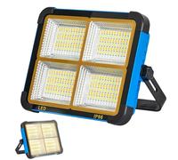 Vegena Proyector LED Recargable, 300w Luz De Trabajo Linterna Portátil, Lámpara De Trabajo LED Portátil Impermeable Batería Solar Para Camping, Taller, Exterior, Garaje, Bodega, Emergencia