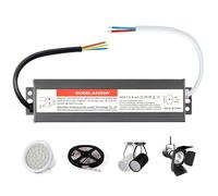 Vegena Transformador LED de 24 V, 80 W, 3,33 A, fuente de alimentación LED, resistente al agua IP67, transformador LED, controlador LED 110/220 V CA, 50/60 Hz, voltaje constante para iluminación LED
