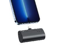 Mini PowerBank 5000mAh USB-C / Lightning (Negro) - VEGER
