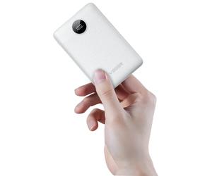 VEGER Power Bank 10000mAh,22.5W Mini Bateria Externa Carga Rapida,USB C Cargador Portatil con 2 Salidas Bateria Portatil con Pantalla LED con iPhone,Samsung,Huawei,Tableta,Chaqueta Calefactada más.