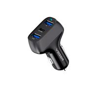VEGER VG-CC271-2A1C VEGER - Auto-Zigarettenanzünder - Leistung 37 W - Schnellladung 20 W - Ausgänge 2x USB-A, 1x USB-C - Farbe S