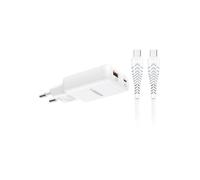 VEGER VG-TR122-Kit-65W1A1C VEGER - Wandladegerät - Schnellladen 65 W | Mit GaN-Technologie - USB-C-, USB-A-Ausgänge - USB-Kabel-