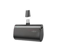 VEGER VG-W0556 VEGER Mini-Powerbank - Kapazität 5000 mAh - USB-C-Eingang, USB-C-Anschluss - Ausgang: USB-C-Anschluss - LEDs zur