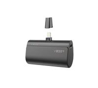 VEGER VG-W0556P VEGER Mini-Powerbank mit LED-Ladeanzeige - Kapazität 5000 mAh - USB-C-Eingang - Lightning-Anschluss-Ausgang - 1
