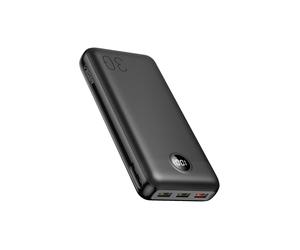 VEGER VG-W3008PD-L30 VEGER Powerbank mit LCD-Display - Kapazität 30000 mAh - Eingänge USB-C, Micro-USB - Ausgänge USB-C, 3x USB-