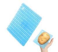 Vegetable Brush - Bendable Potato Scrubber Tool, Flexible Fruit Cleaning Brush with Dense Nylon Bristles, Sturdy Non Slip Grip, Ideal for Kitchen Carrot Yam Preparation