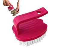 Vegetable Brush Scrubber - Ergonomic Washing Cleaner, Compact Veggie Wash Tool with Firm Bristles, Multiuse Scrubbing Brush for Fruit Egg Potato Cleaning, Kitchen Cleaning Accessory, Sink Tile Pan Scr