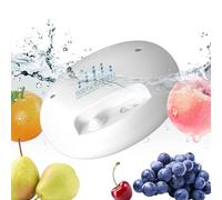 Vegetable Cleaner Device, Waterproof Wash Gadget, 10X10X5cm Ultrasonic Fruit And Vegetable Washer For Kitchen Produce Cleaning Rice Potato Strawberry Fresh Preservation Use Home Cooking