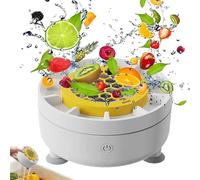 Vegetable Cleaner & Home Wash, Fruit and Vegetable Washing Machine, Advanced Electrolysis Purifier, Cordless Veg Cleaner Machine, Automatic Spinner Clean Device for Fresh Fruits Veggies & Seafood