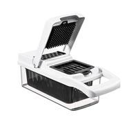 Vegetable Cutter - 35x11cm Onion Chopper | Kitchen Vegetable Slicer Cutter | Ergonomic Kitchen Veggie Choppers, Non-slip Potato Onion Food Chopper, Fruit Slicer With Container For Carrot