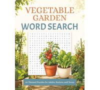 Vegetable Garden Word Search Puzzle Book: Themed Word Searches about Vegetable Garden, Gardening, Homesteading, Composting and More | 8.5x11 inches, ... | 80+ Puzzles | Perfect Gift for Gardeners
