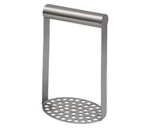 Vegetable Press Utensil - Metal Puree Maker Device, Household Mashing Equipment, Solid Grip Culinary Implement | Commercial Grade Cooking Aid Designed Dining Services Catering Spaces Culinary