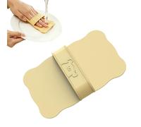 Vegetable Scrub Brush - Portable Ergonomic Grip, Produce Prep Accessory, Durable Fiber Bristles, Food Grade Easy Rinse | Ideal for Root Vegetables Corn On COB Cucumbers Citrus Kitchenware Sinks