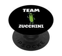 Vegetable Small Zucchini Minimalist Simple Team Zucchini PopSockets PopGrip Adhesivo