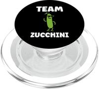 Vegetable Small Zucchini Minimalist Simple Team Zucchini PopSockets PopGrip para MagSafe