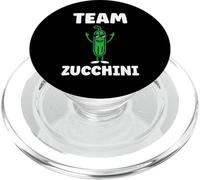 Vegetable Small Zucchini Minimalist Simple Team Zucchini PopSockets PopGrip para MagSafe