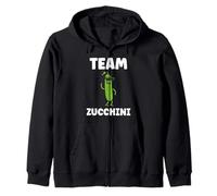 Vegetable Small Zucchini Minimalist Simple Team Zucchini Sudadera con Capucha