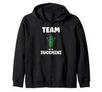 Vegetable Small Zucchini Minimalist Simple Team Zucchini Sudadera con Capucha