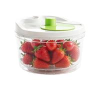 Vegetable Spinner Manual Crank Lettuce Fruit Colander with Drain Spout