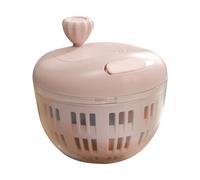 Vegetable Spinner, Wash Bowl, 5.71x5.71x4.72 Inches 800ml Produce Dryer with Colander, Non Slip, Kitchen Crisping Tool for Fruits, Vegetables, Camping, Picnic and Outdoor