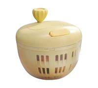 Vegetable Spinner, Wash Bowl, 5.71x5.71x4.72 Inches 800ml Produce Dryer with Colander, Non Slip, Kitchen Crisping Tool for Fruits, Vegetables, Camping, Picnic and Outdoor