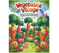 Vegetable Village - The Secret Life of Healthy Foods Coloring Book: A Fun and Educational Coloring Adventure in a World of Talking Vegetables