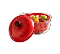 Vegetable Washer - Hand-Cranked Cleaning Container, Fruit Washing Bowl | Efficient Produce Purifying Spinner, For Lettuce Berry Food Prep Kitchen Home Apartment Farmhouse Restaurant